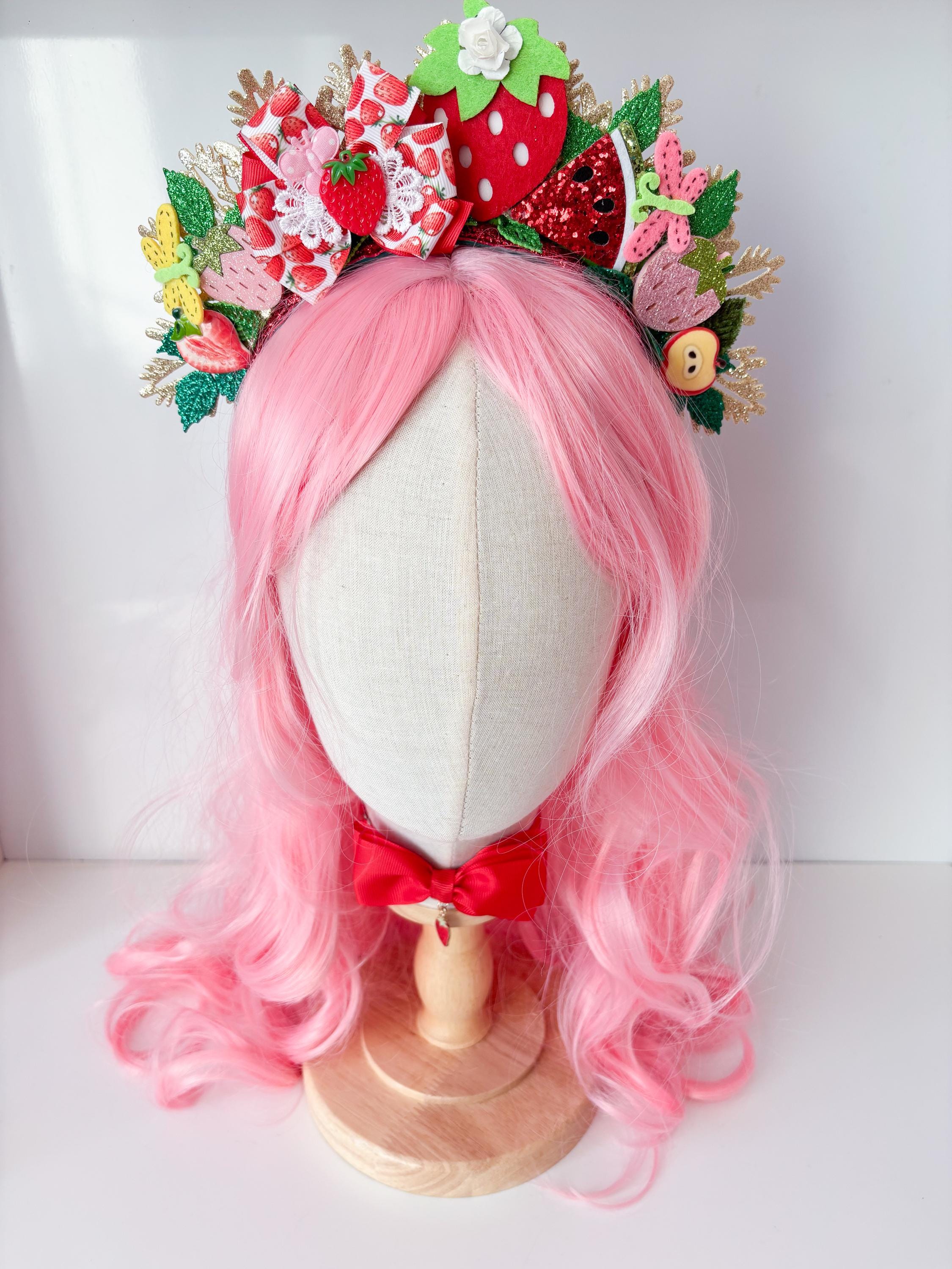 Strawberry Fruit Headband | Kawaii Hair Accessories | Summer
