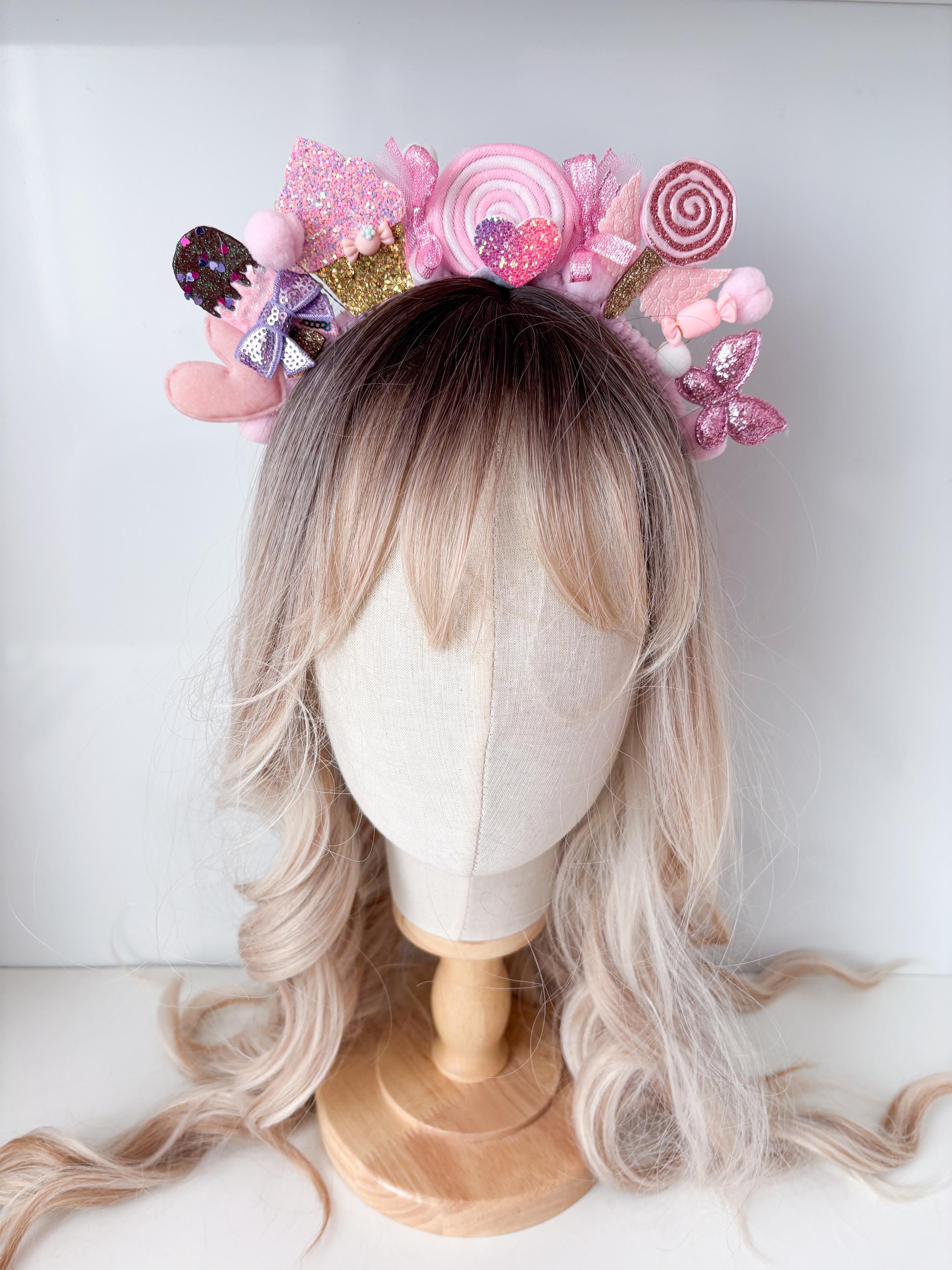 Pink Ice cream & candy Headband