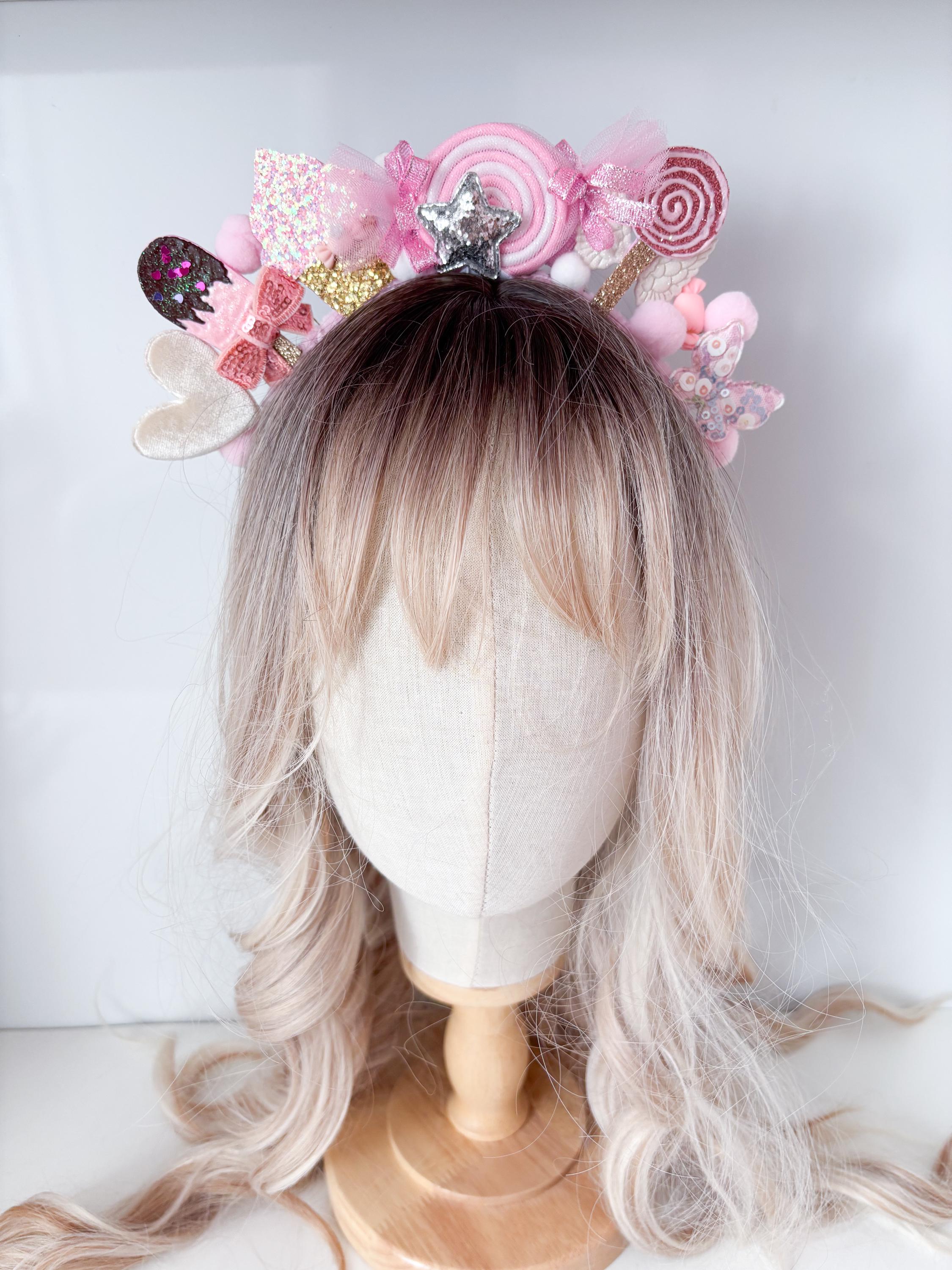 Pink Ice cream & candy Headband