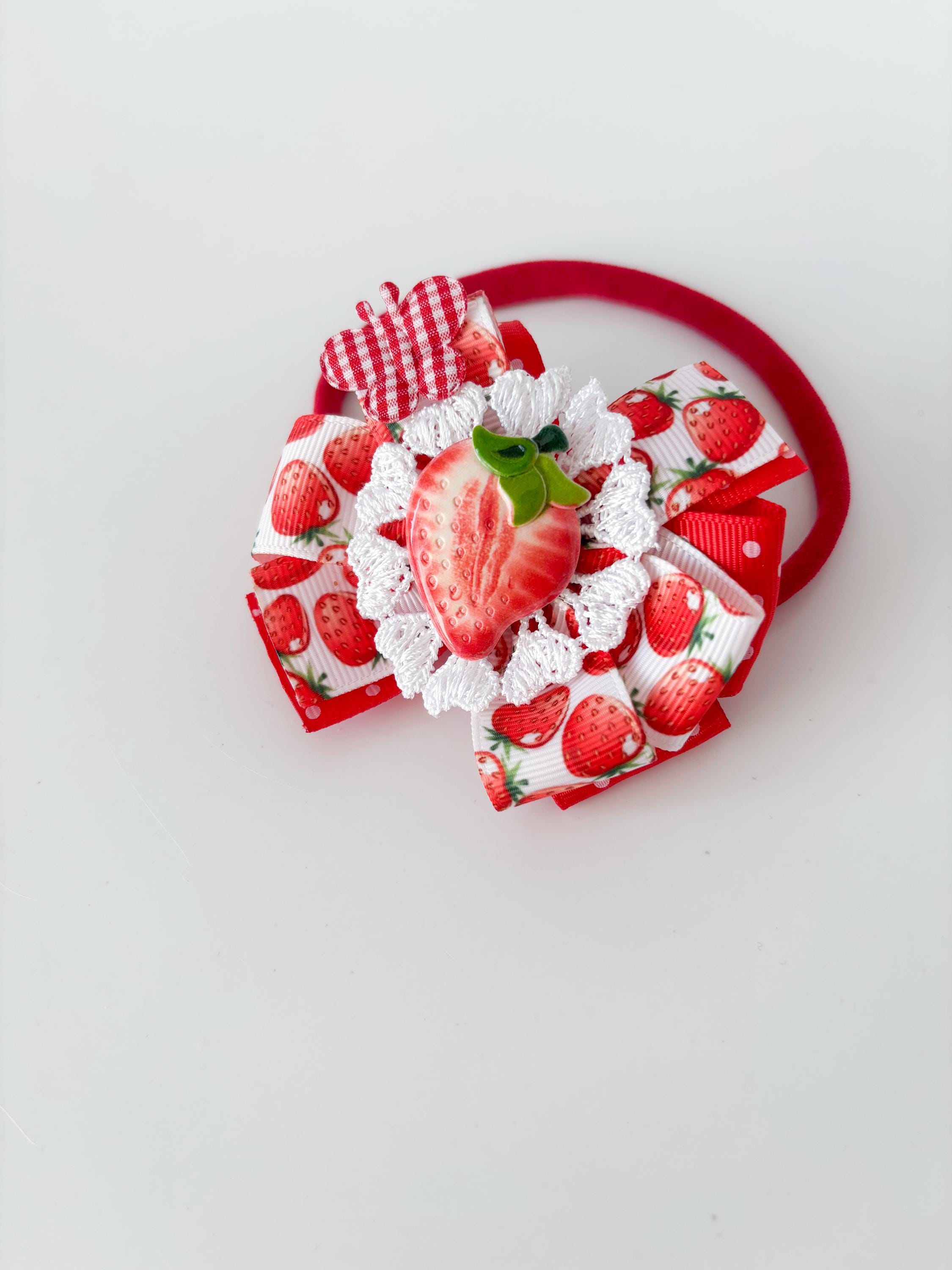 Strawberry Fruit Headband | Kawaii Hair Accessories | Summer