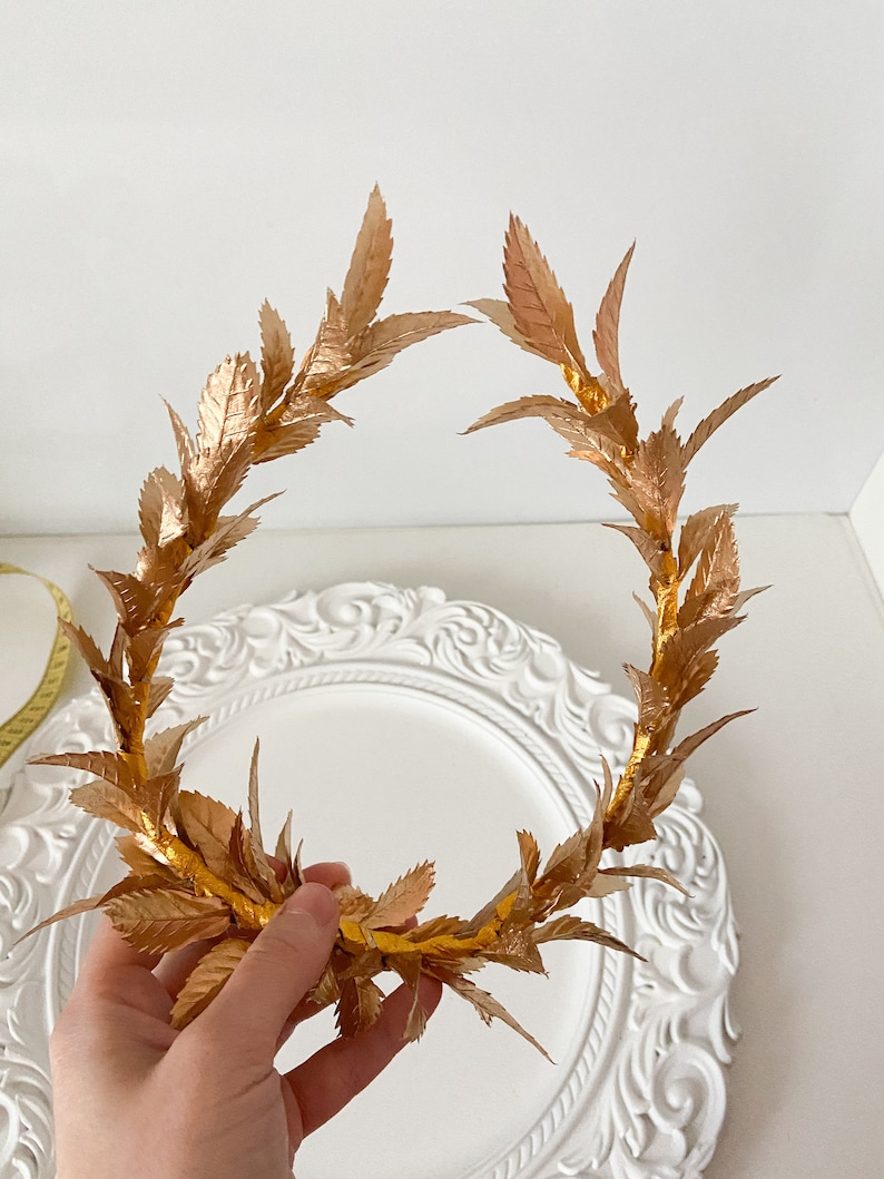 gold leaf crown men, golden leaf crown, greek crown, leaf hair wreath, gold leaf crown