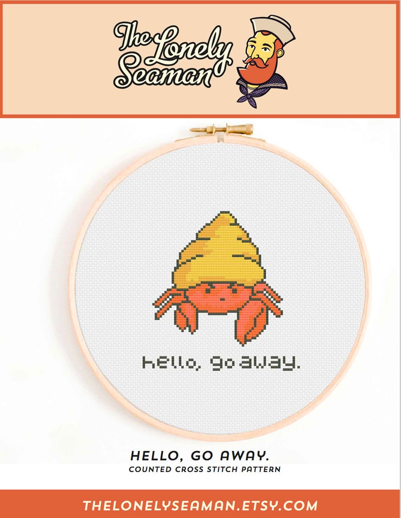 Go Away Introvert Cross Stitch Pattern Stay Home Cross Stitch Hermit Crab Cross Stitch Inappropriate Cross Stitch Pattern Patterns Kits How To Dolphinchat Ai
