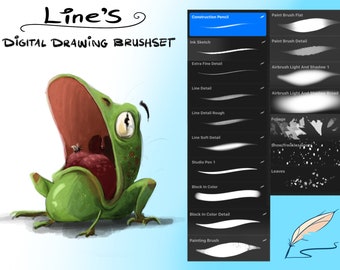 Procreate digital drawing brushset
