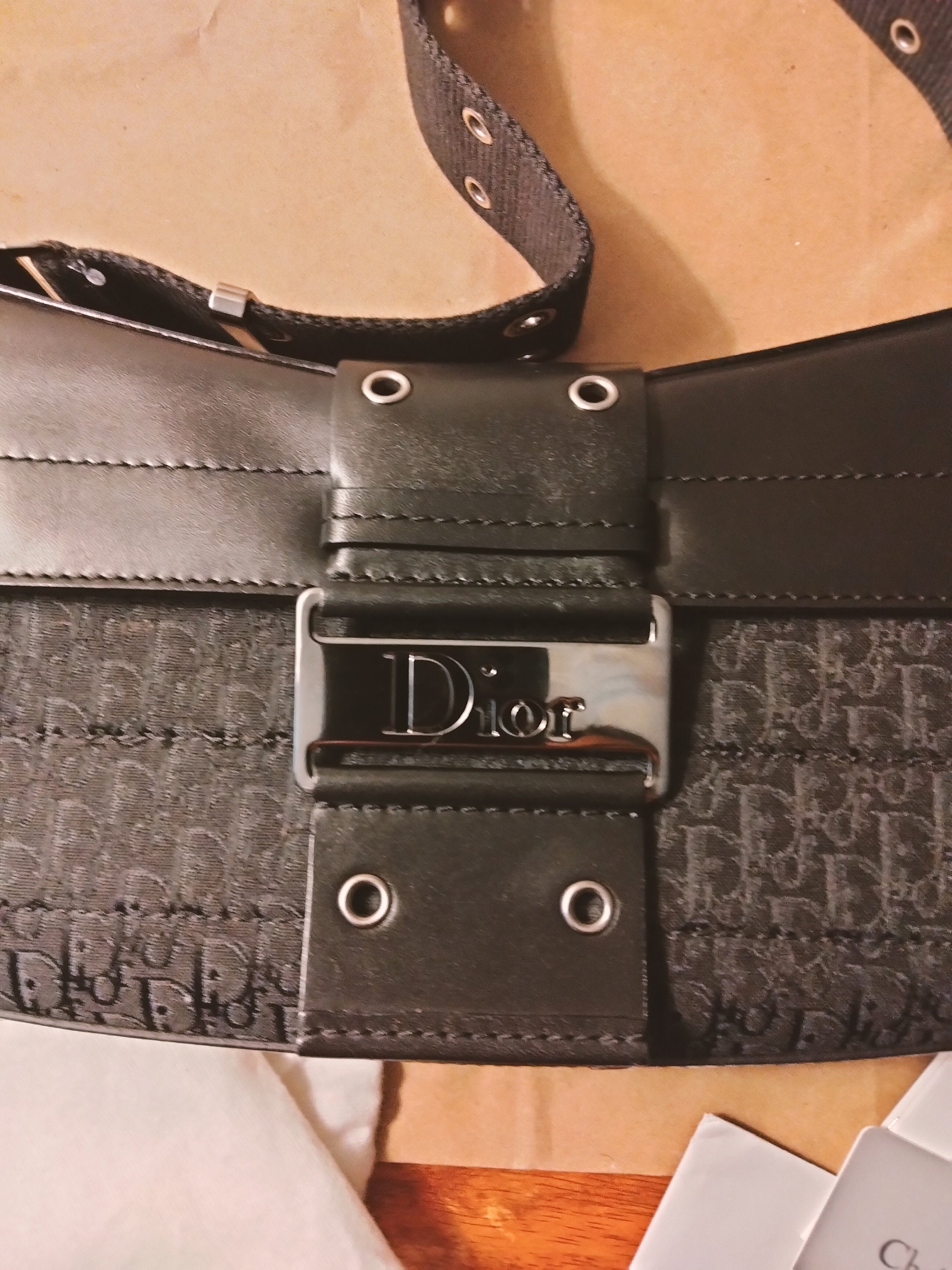 Columbus cloth handbag Dior Black in Cloth - 32989717