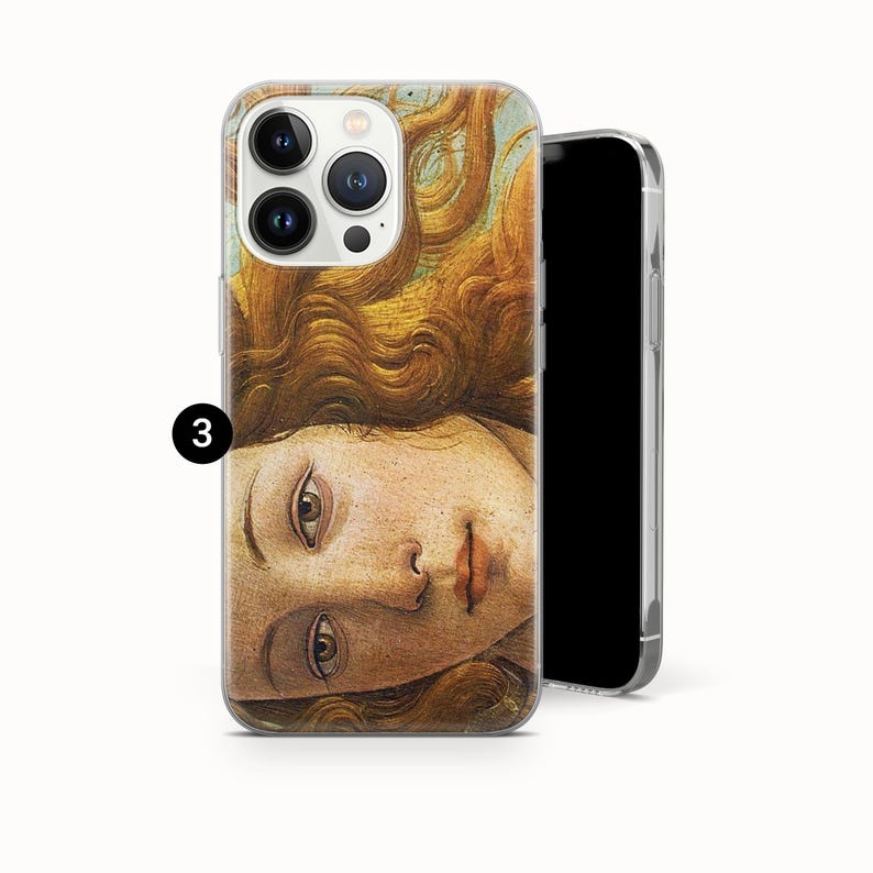 Funda de teléfono con diseño de arte renacentista, pintura clásica, para iPhone 17 Pro Max, 16e, 15, 14 Plus, 13, 12 XR, Samsung S25, S24 Fe, S23, A16, A56 y Pixel 10 Pro 3