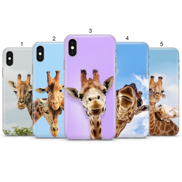 Giraffe Phone Case zoo animal Cover for iPhone 15 14 13 12 Pro 11 XR 8 7, Samsung S23 S22 A14 S21 S20 Fe, Pixel 8 7 6