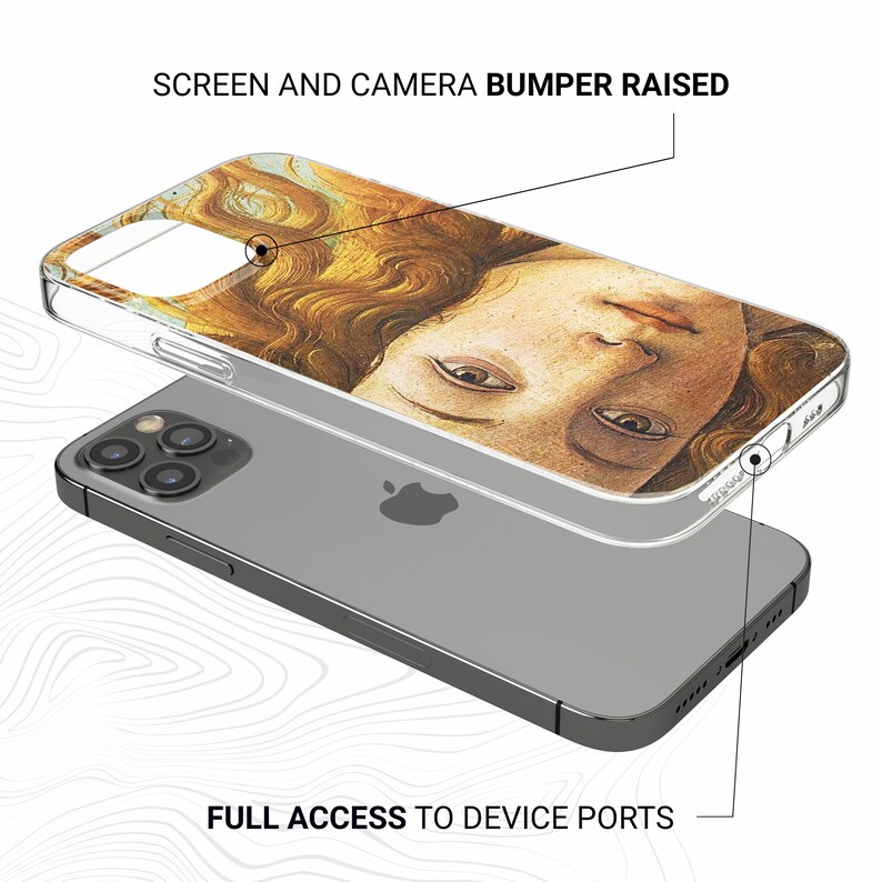 Funda de teléfono con diseño de arte renacentista, pintura clásica, para iPhone 17 Pro Max, 16e, 15, 14 Plus, 13, 12 XR, Samsung S25, S24 Fe, S23, A16, A56 y Pixel 10 Pro imagen 7