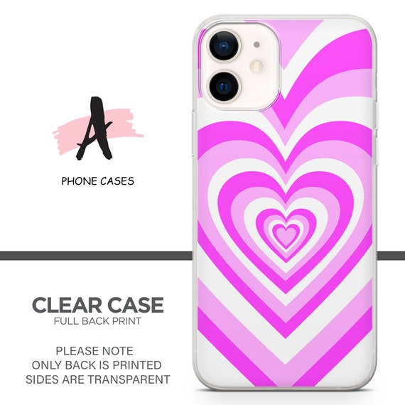  Compatible with iPhone 12 Case,Cute Loving Heart Clear