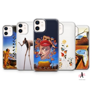 Classic Art Phone Case Famous Paintings cover for iPhone 15, 14, 13, 12, 11 Pro max, XR, 7, 8, Samsung A14, S21, S22, S23 A54, Pixel 8, 7