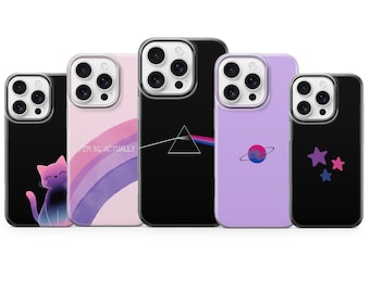 Custodia per telefono Bi Pride, cover bisessuale per iPhone 17 Pro Max 16e 15 14 13 12 11 XR 8, Samsung S25 Fe A16 A56 A36 S23 S22 A17, Pixel 10 Pro XL