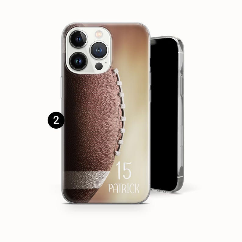 Football Phone Case Personalized Sports Athlete Cover for iPhone 17 pro max 16e 15 14 13 12 11 XR 8 Samsung S25 Fe S24 A16 A56 A17, Pixel 10 2