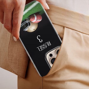 Football Phone Case Personalized Sports Athlete Cover for iPhone 17 pro max 16e 15 14 13 12 11 XR 8 Samsung S25 Fe S24 A16 A56 A17, Pixel 10 image 9