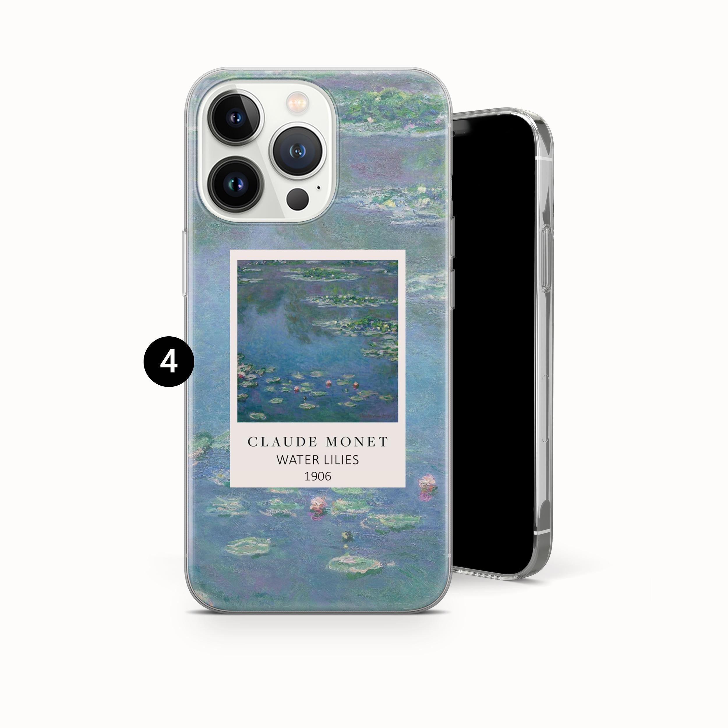 クロード・モネ アート フォンケース 睡蓮 印象派 カバー iPhone