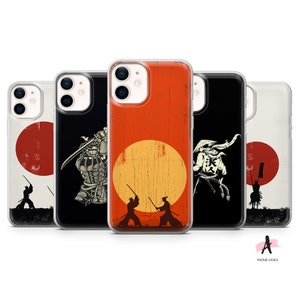 Japanese Samurai, martial art case, ninja cover fit for iPhone 11 Pro max, 12, 13, 8, X, XR, Xs max, 7, 8, 6/6s Galaxy A12, A51, S21, S20 Fe