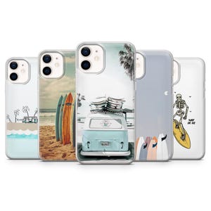Surf Handytasche Aesthetic Van Cover für iPhone 16+ 15 14 13 12 11 XR 7 8 Samsung S24 FE S23 S22 S21 A16 A15 A35 A55 Pixel 9 Pro XL