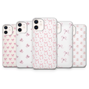 Schleife Schleife Handyhülle Charming Coquette Cover für iPhone 16 15 Pro 14 13 12 mini 11 XR 7 8 Samsung S25 A16 S24 FE S23 S22 S21 A56 A55 Pixel