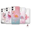 Personalized Flamingo Phone case Custom name Cover for iPhone 16 15 14 13 12 11 XR 7 8 Samsung S24 Fe A16 A55 A35 S23 S22 S21 Pixel 9 Pro product logo