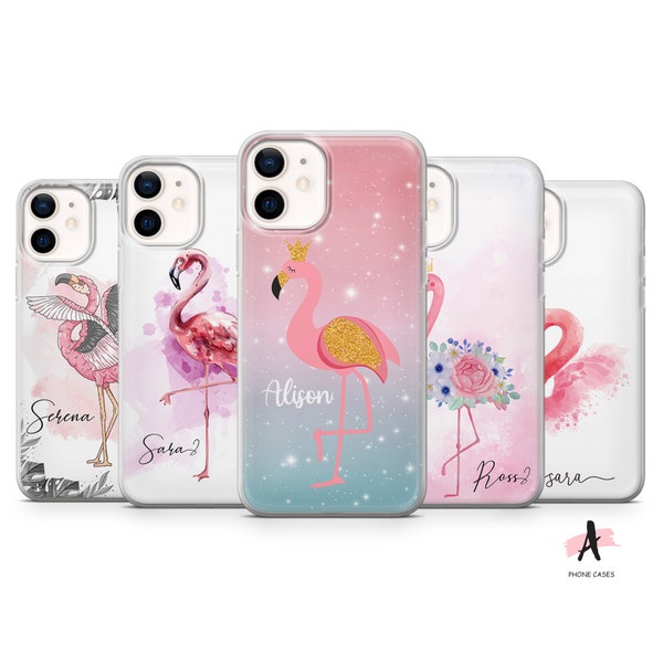Made to order Phone case Flamingo Cover for iPhone 15 14 13 12 11 XR X 7 8 Samsung S21 S22 S23 S20 S10 A12 A13 A14 A53 A54 A73 Pixel 7 8