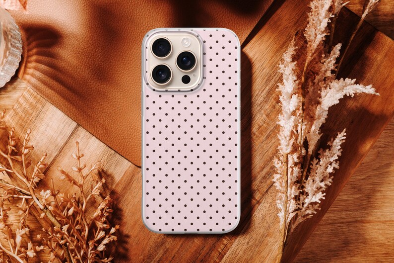 Polka Dot Phone Case Minimalist Cover for iPhone 17 pro max 16e 15 plus 14 13 12 11 XR, Samsung S26 S25 S24 FeA57 A37, Pixel 10 image 9