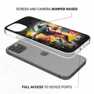Football Phone Case Personalized Sports Athlete Cover for iPhone 17 pro max 16e 15 14 13 12 11 XR 8 Samsung S25 Fe S24 A16 A56 A17, Pixel 10 image 8