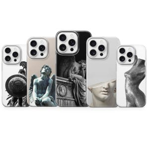 Statue Phone Case Sculpture Cover for iPhone 16e 15 pro max 14 13 12 11 XR 8, Samsung S25 ultra S24 Fe S23 A16 A56, Pixel 10 Pro XL, 9, 8A