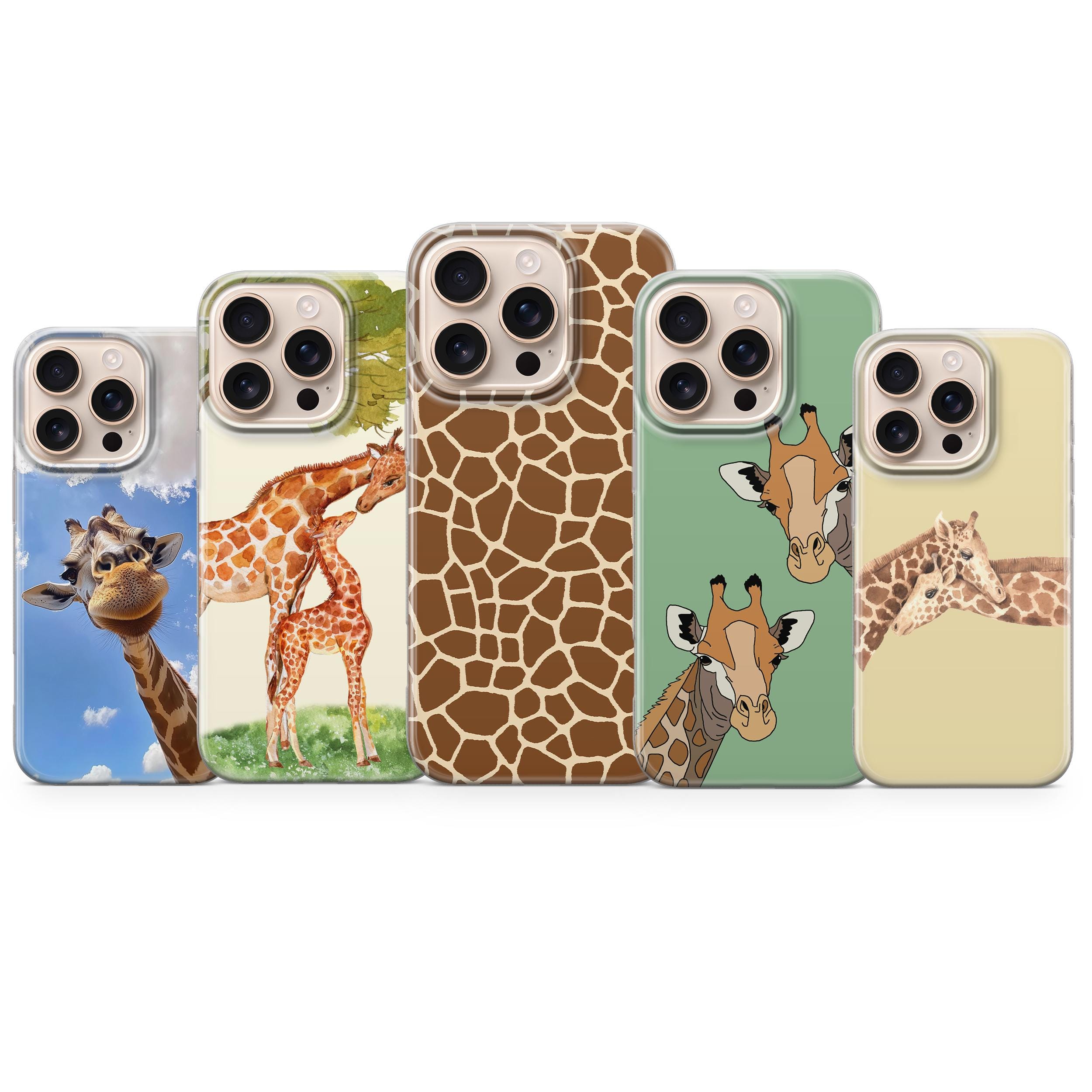 Giraffe Phone Case Playful Safari Animal Cover for iPhone 16 Pro Max 15 14  13 12 Pro 11 XR 8, Samsung S25 S24 Fe A16 A56 S22 Plus, Pixel 9 - Etsy