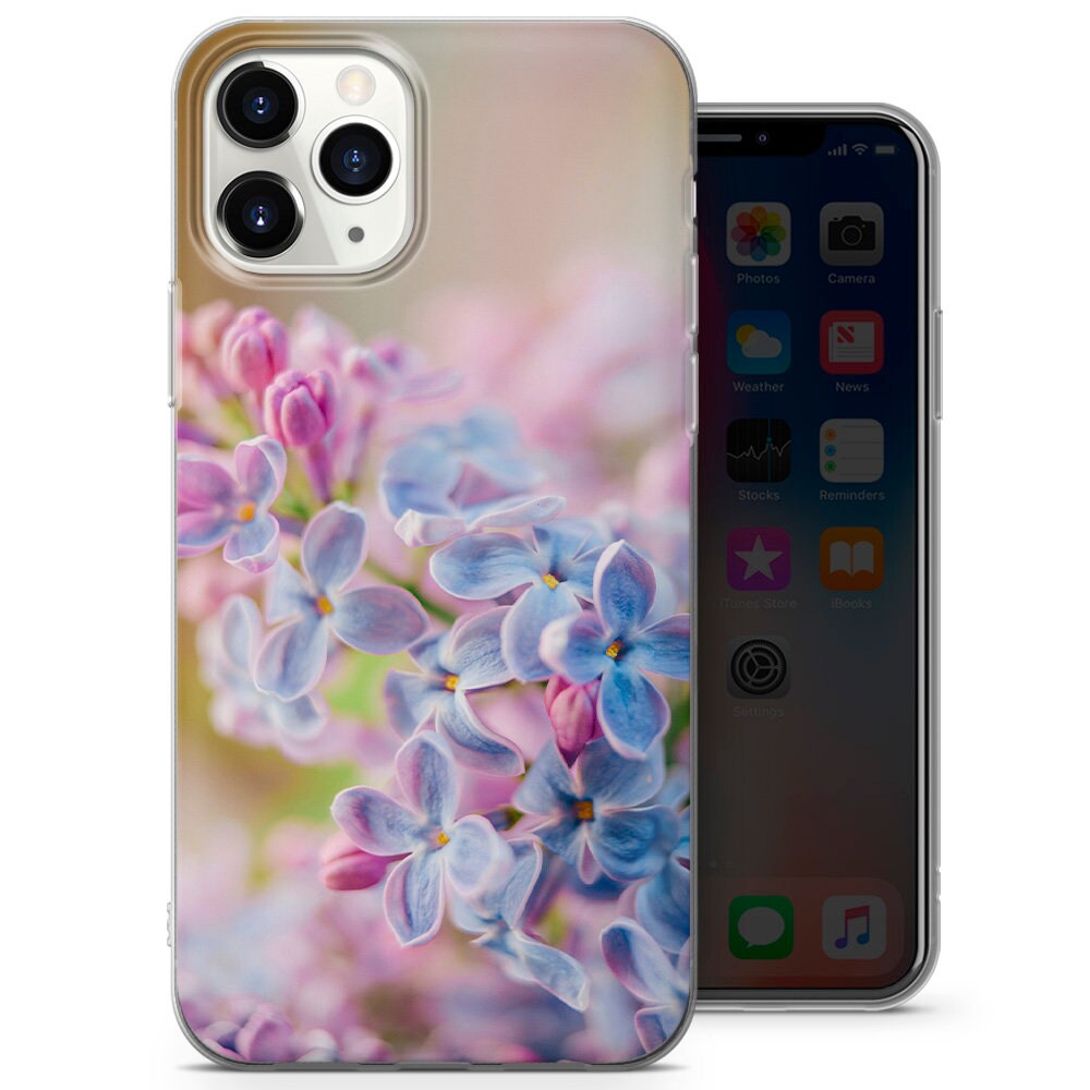 Lilac phone case spring flowers case for iPhone 111211 Etsy