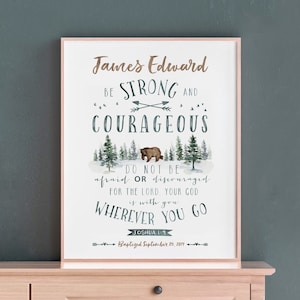Regalo di battesimo per bambini, regalo personalizzato, regalo per neonato, poster per battesimo, regalo di battesimo per bambino, regalo di dedica, regalo dei padrini stampabile