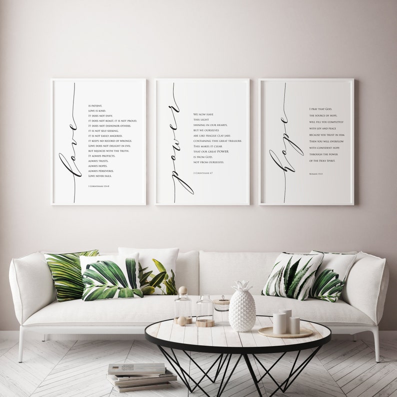 Bible Verse Art Sign | Verse Printable | Christian Wall Art | LOVE I ...