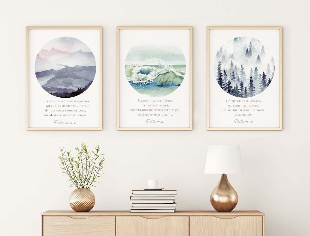 Bible Verse Wall Art, Christian, Bible Verse Art Sign, Scripture, Wall ...