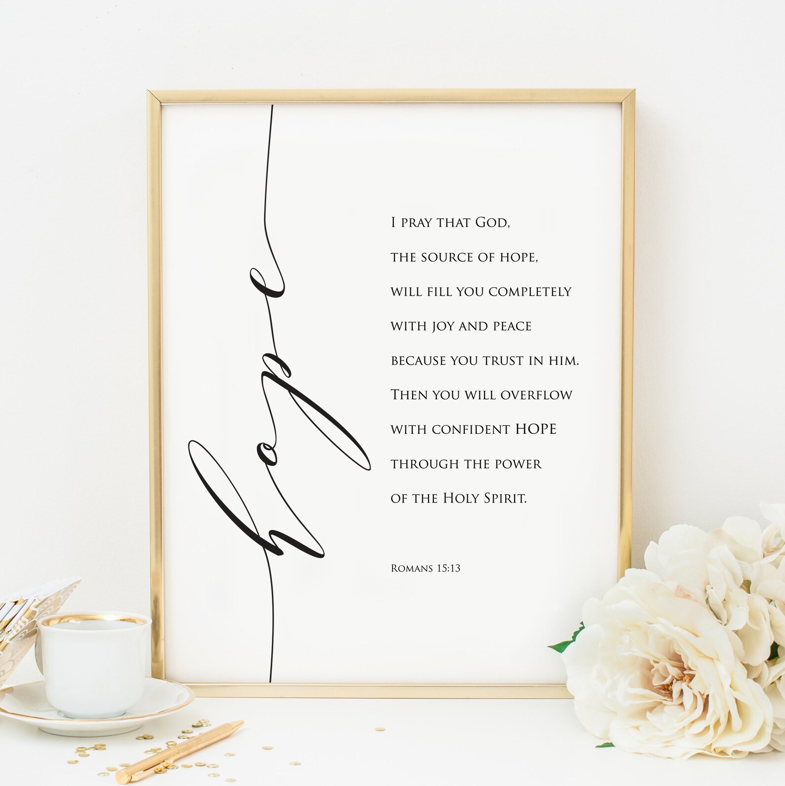 Bible Verse Art Sign Verse Printable Christian Wall Art | Etsy