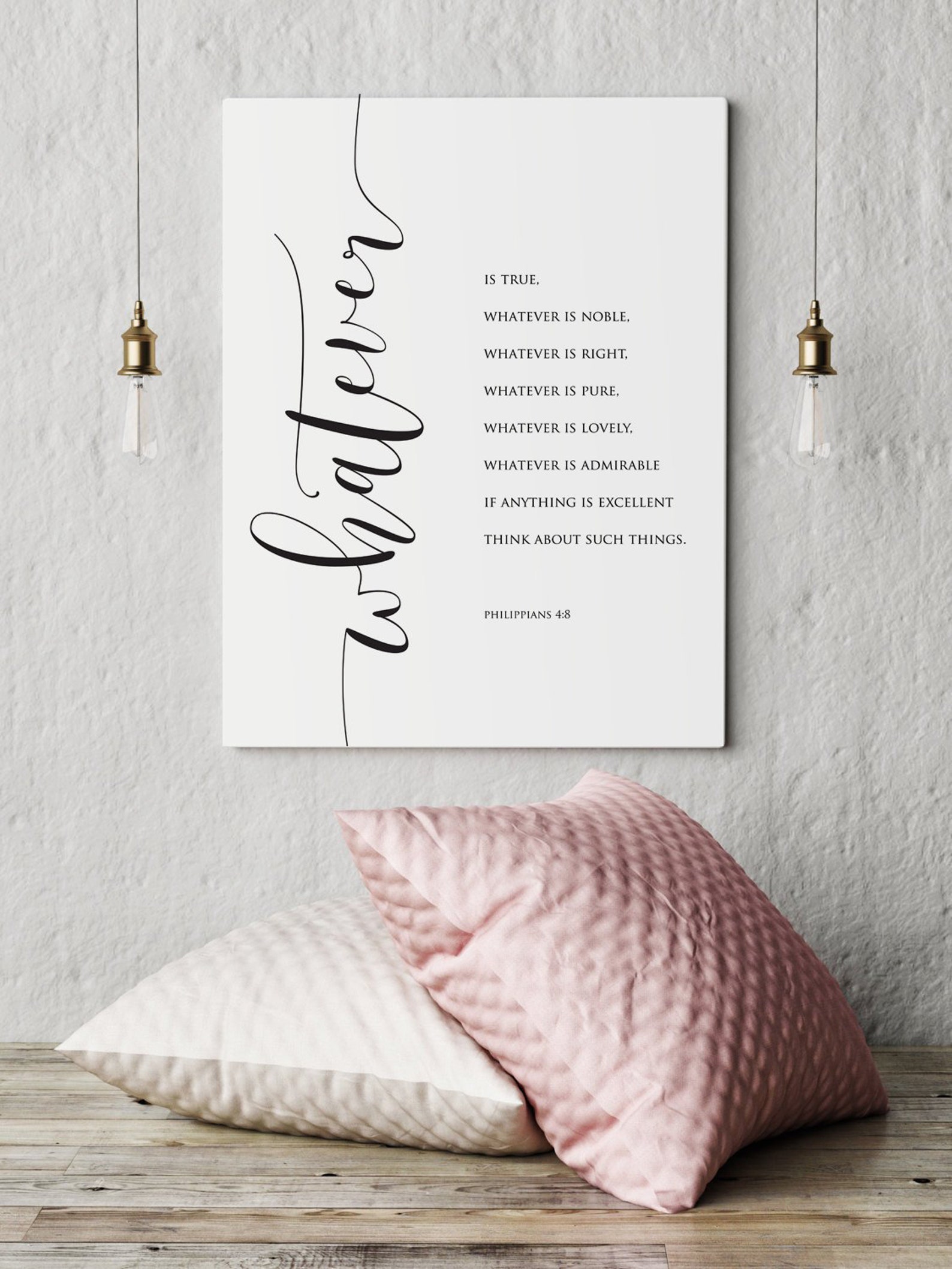 Bible Verse Art Sign Verse Printable Christian Wall Art - Etsy