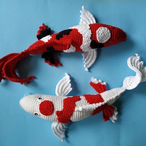 Crochet Koi fish pattern - Yin and Yang