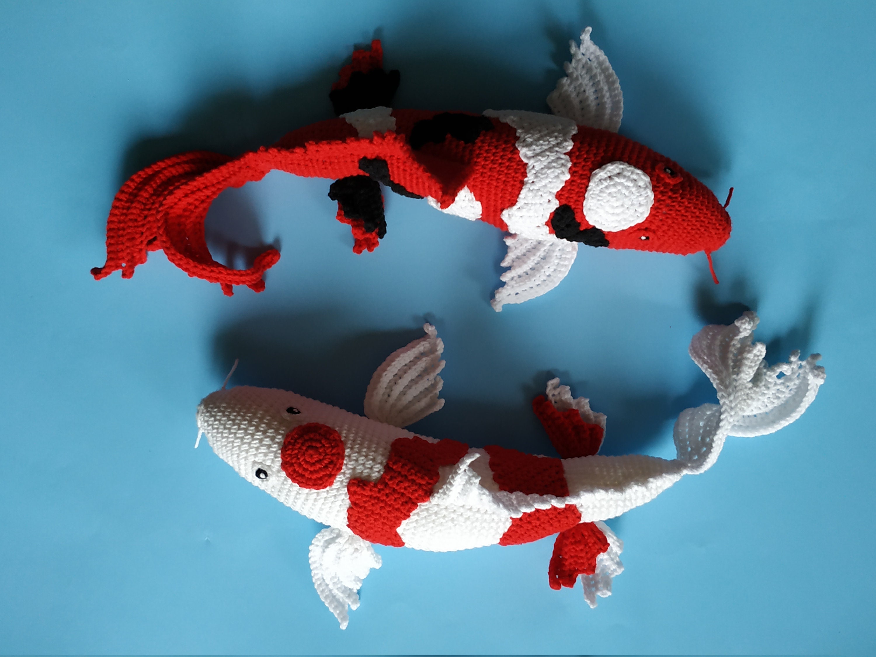 Crochet Koi fish pattern Yin and Yang Etsy