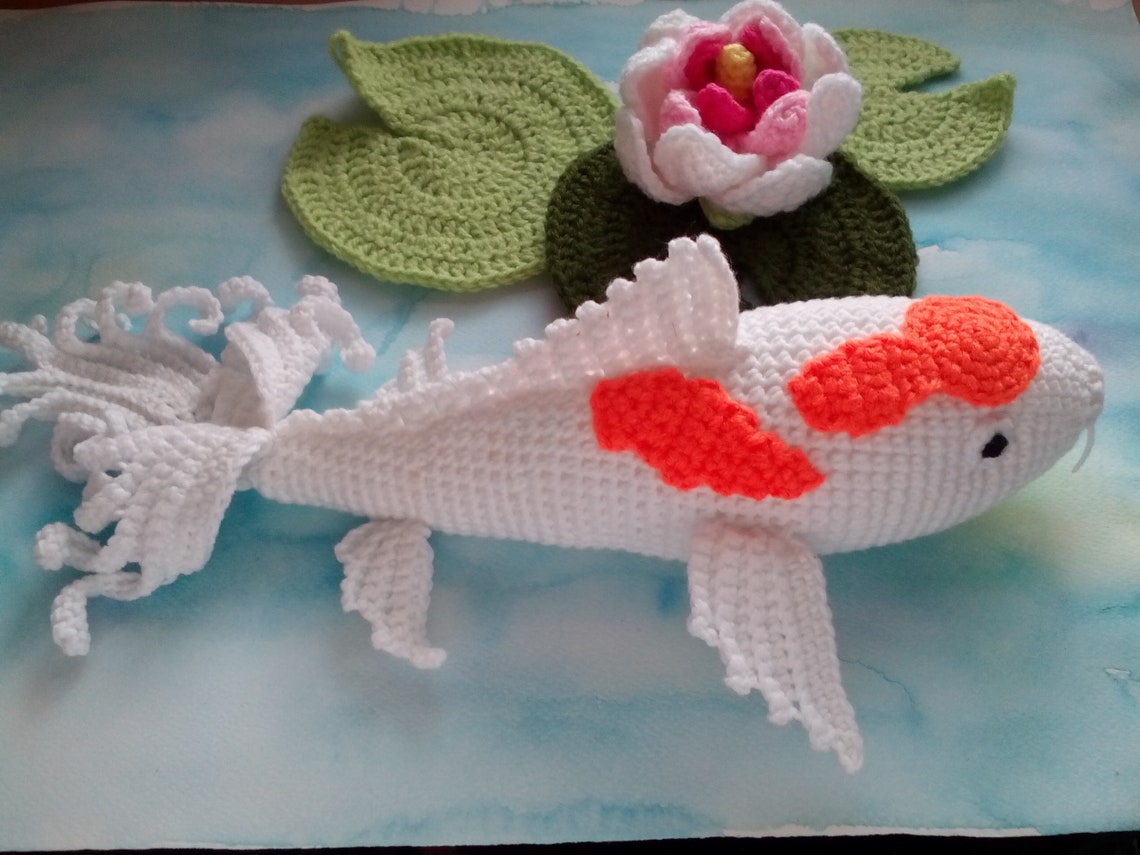 Crochet Koi Fish Pattern Etsy