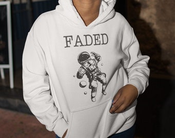Faded Hoodies-Stoner Gift-Weed Hoodie-unisex-funny-Cannabis-Stoner Tee-420 Sweats-Medical Marijuana-Graphic hoody-Mary Jane-thc