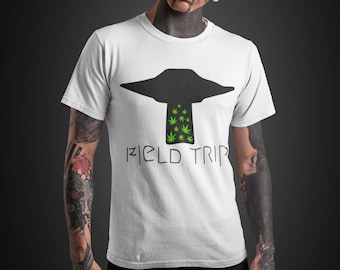Field Trip Graphic T-shirt-Stoner Gifts-Weed T-shirts-Unisex-Funny-Cannabis-Stoner Tee-420 Shirt-Medical Marijuana-Mary Jane-THC-CBD