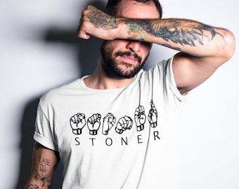 Stoner Grafik-T-Shirt-Stoner Geschenke-Unkraut T-shirts-Unisex-Lustig-Cannabis-Stoner Tee-420 Shirt-Medizinische Marihuana-Mary Jane-THC-CBD