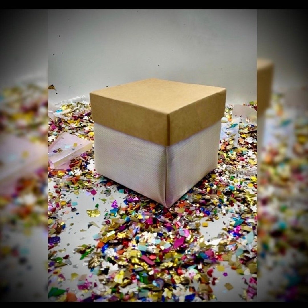 Large Surprise Box Glitter Bomb Anonamous Prank Packages Etsy