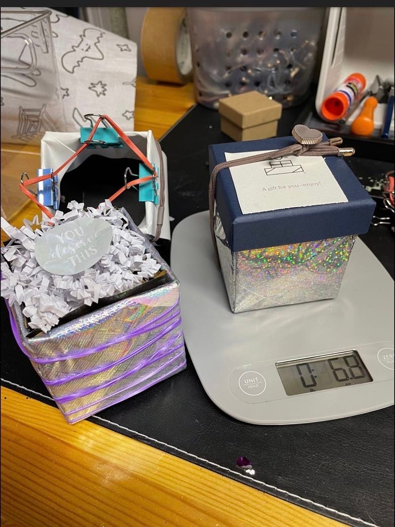 Medium Surprise Box Glitter Bomb Anonamous Prank Package 