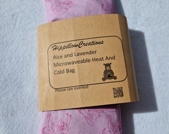 Childrens microwavable heat pack with organic lavender,children&#39;s comforter,cold pack,freezer pack,aromatherapy,soothing,relaxing