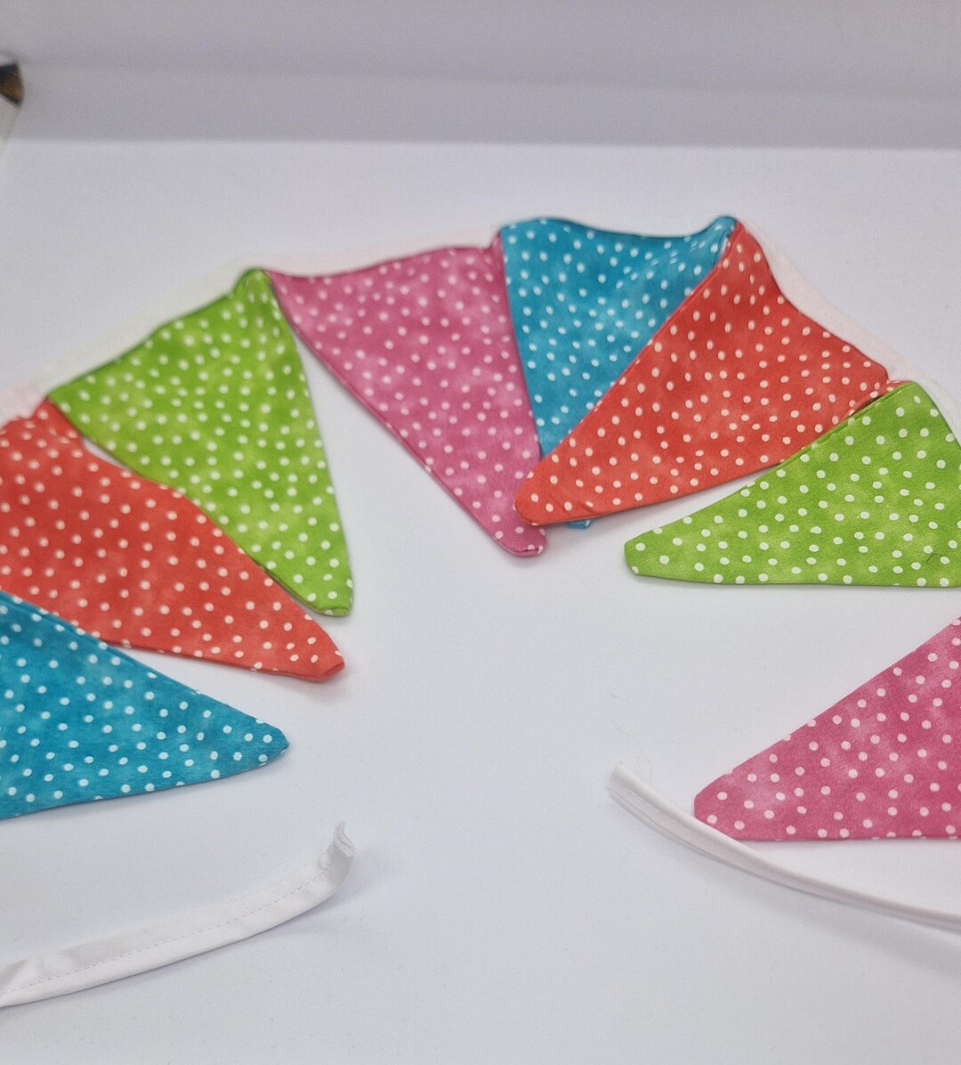 Rainbow Polka Dot Bunting – Party Celebration Decor - Etsy