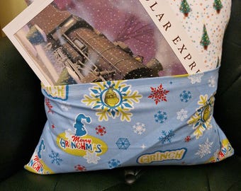 Weihnachtsbuchkissen,Lesekissen,Weihnachtsgeschenk