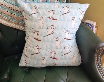 Snowman themed cushion - snowman - christmas cushion