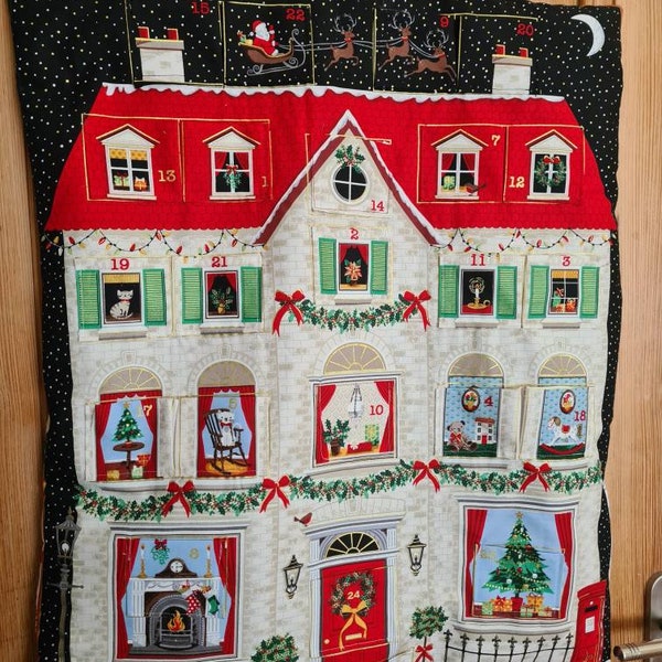 Fabric advent calendar - family heirloom - advent calendar - reusable - eco friendly