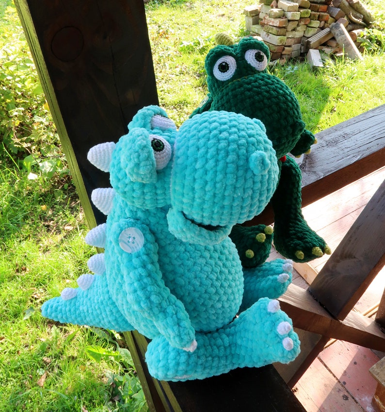 PATTERN Crochet Dinosaur t-rex plush. PATTERN Amigurumi | Etsy