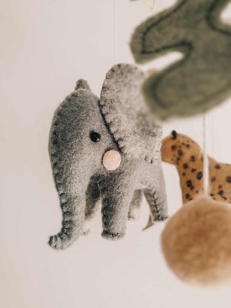 SAFARI Nursery Mobile. Baby Mobile. Babyshower Gift. Etsy