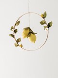 Lemon baby mobile. Lemon wall decor. Lemon nursery mobile. Lemon wall art. product logo