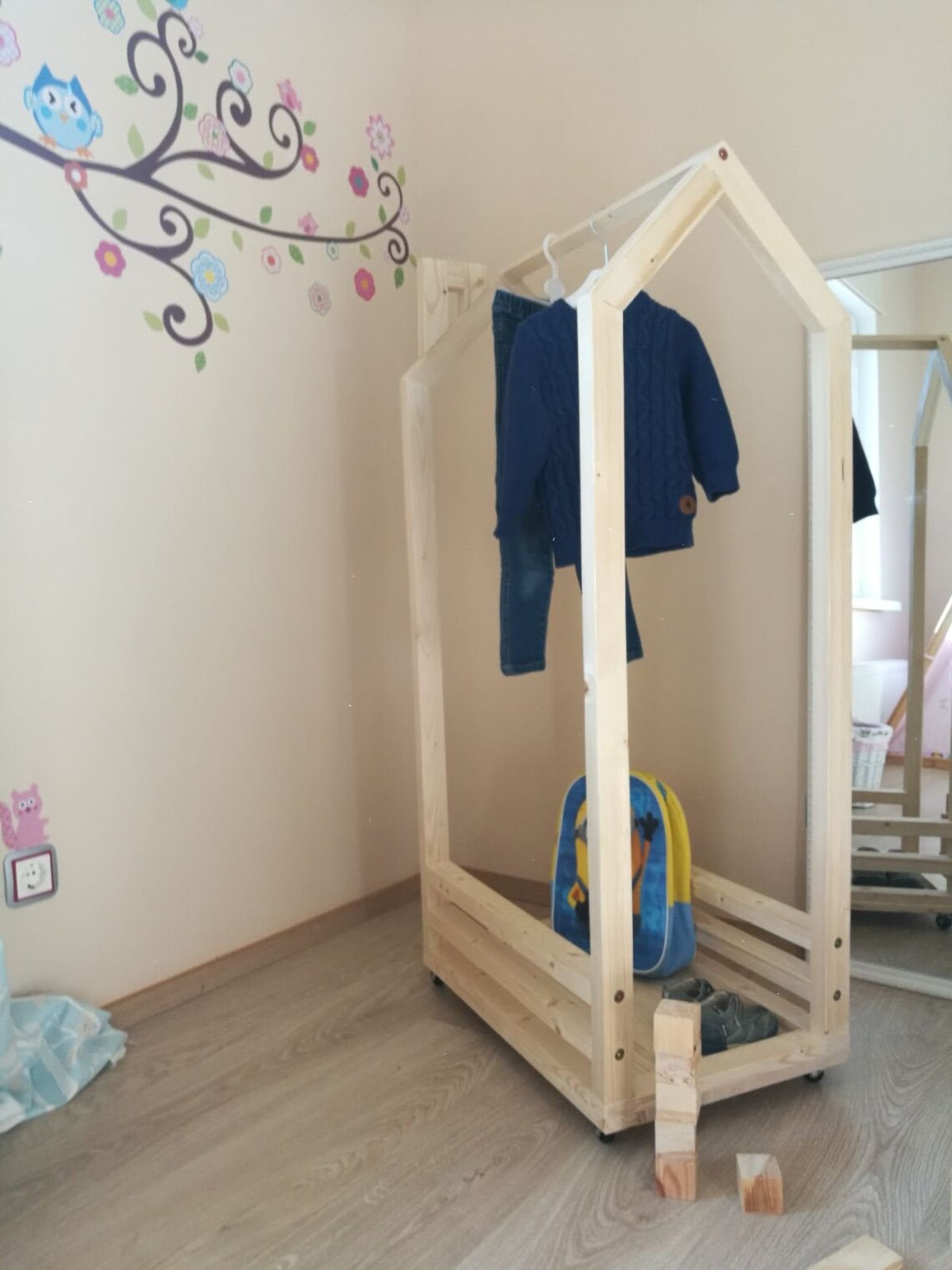 Baby Wardrobe Storage Wardrobe for Child Dress up Station Etsy
