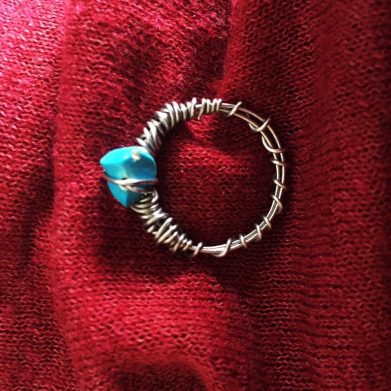 Turquoise stone ring